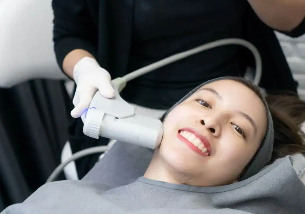 HIFU treatment Lichfield in progress