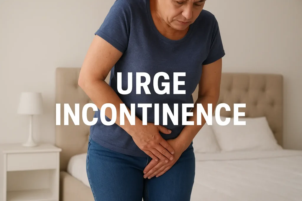 how to manage urge incontinence Lichfield symptoms