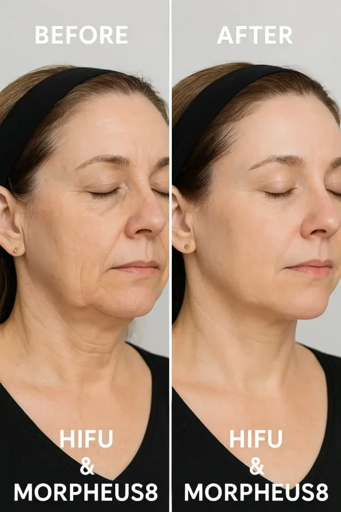 HIFU & Morpheus8 treatment results Lichfield - book in today!