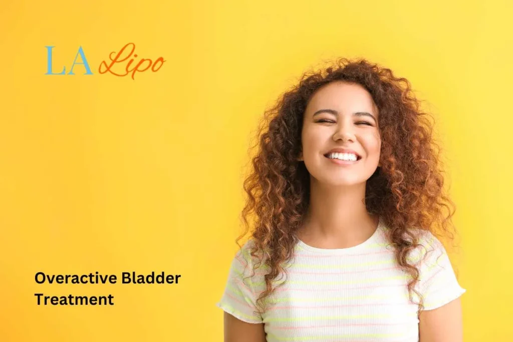 woman smiling about overactive bladder treatment Lichfield solutions