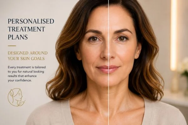Before and after results of Collagen Lift Therapy Lichfield