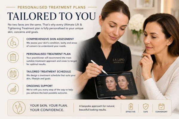 book a consultation about your ultimate lift and tighten treatment Lichfield